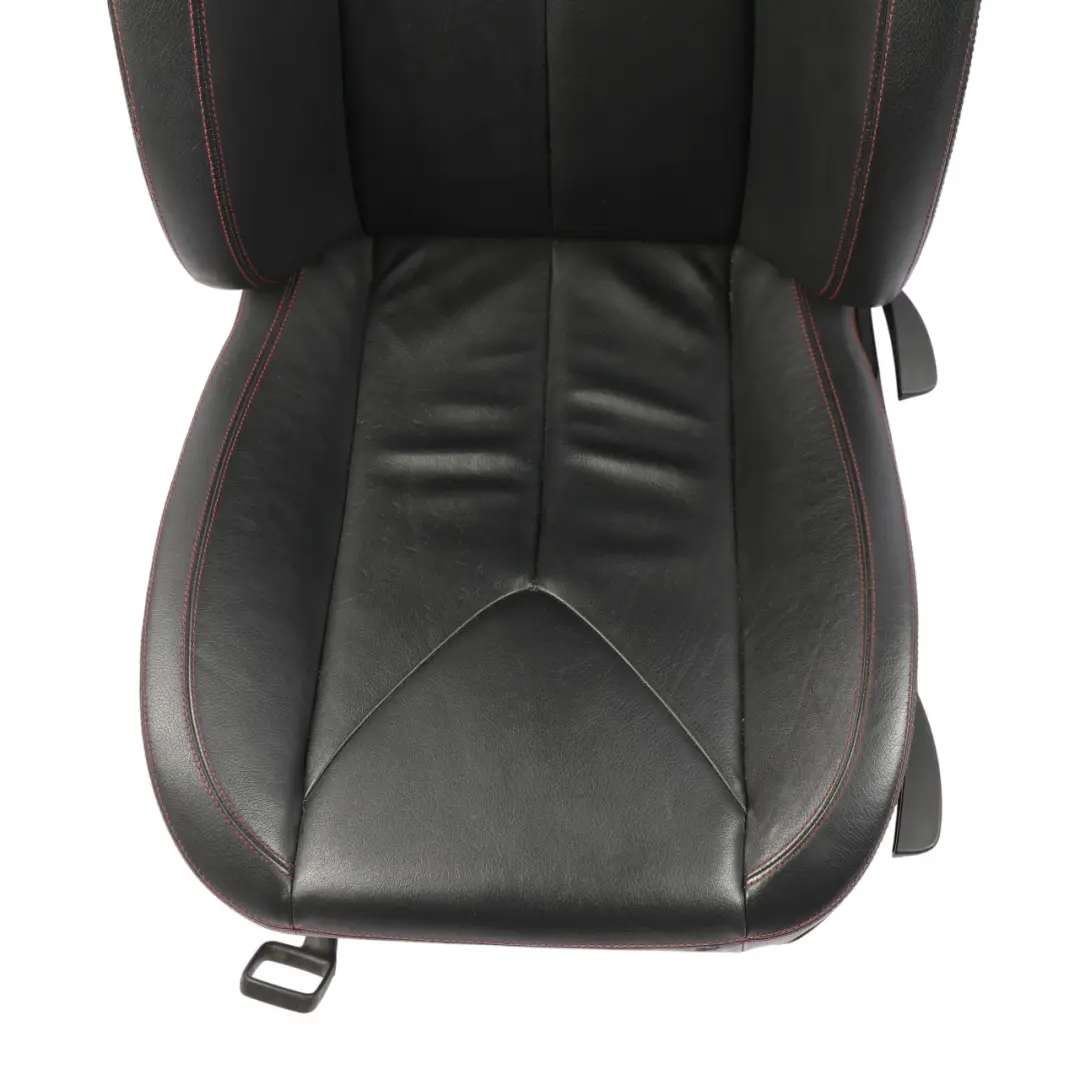 Front Seat Heated Neck Warmer Leather Black Red Seam Left N/S to Mercedes SLK R171 with Part number A1719107947 Mercedes SLK R171 Front Seat Heated Neck Warmer Leather Black Red Seam Left N/S - SKU A1719107947-1 - Part number A1719107947