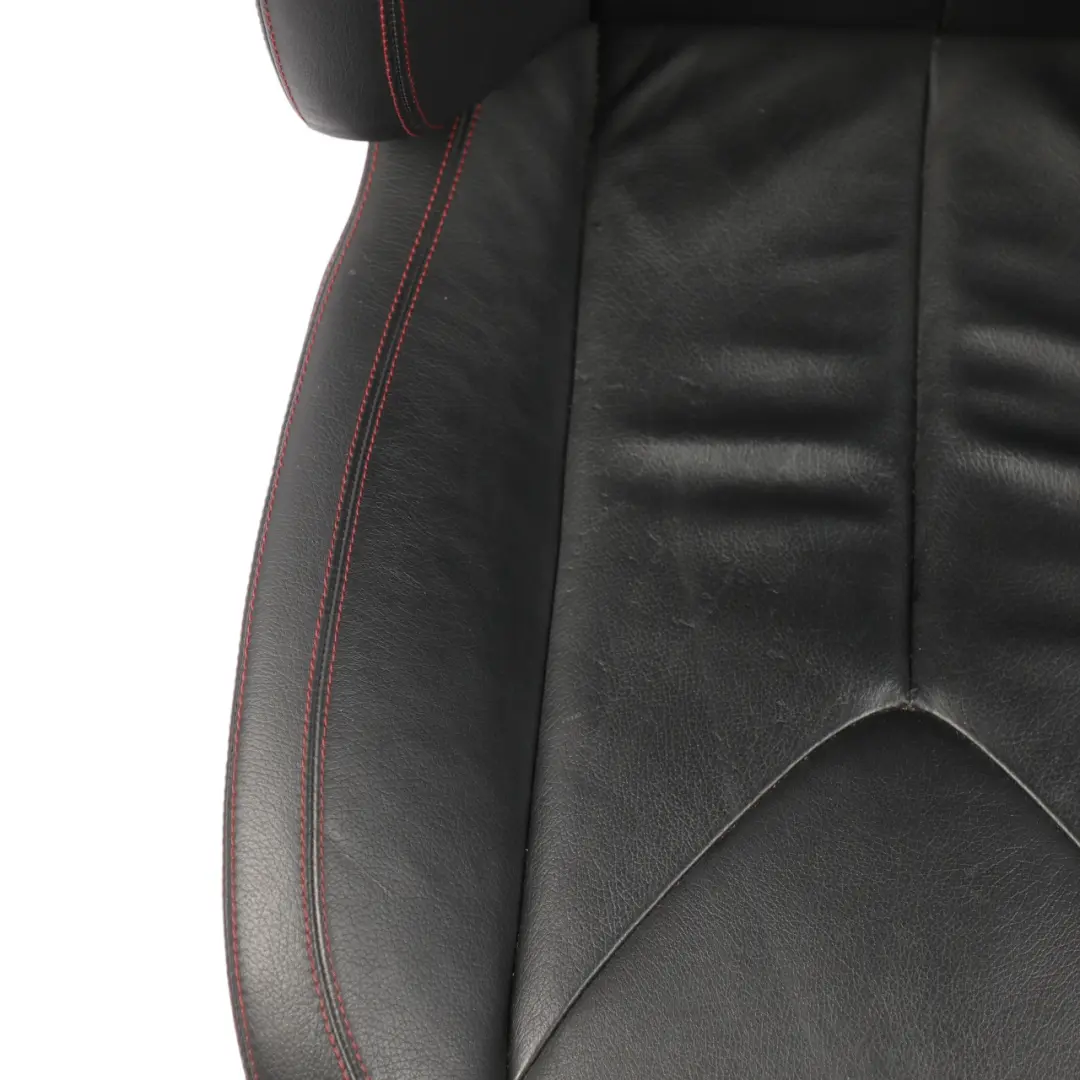 Mercedes SLK R171 Front Seat Heated Neck Warmer Leather Black Red Seam Left N/S - SKU A1719107947-1 - Part number A1719107947