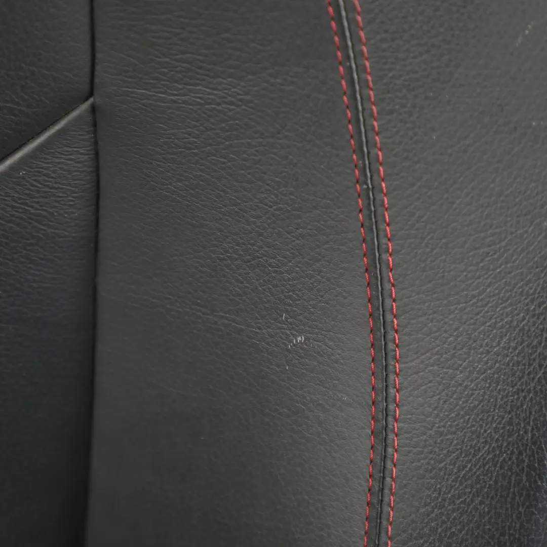 Mercedes SLK R171 Front Seat Heated Neck Warmer Leather Black Red Seam Left N/S - SKU A1719107947-1 - Part number A1719107947