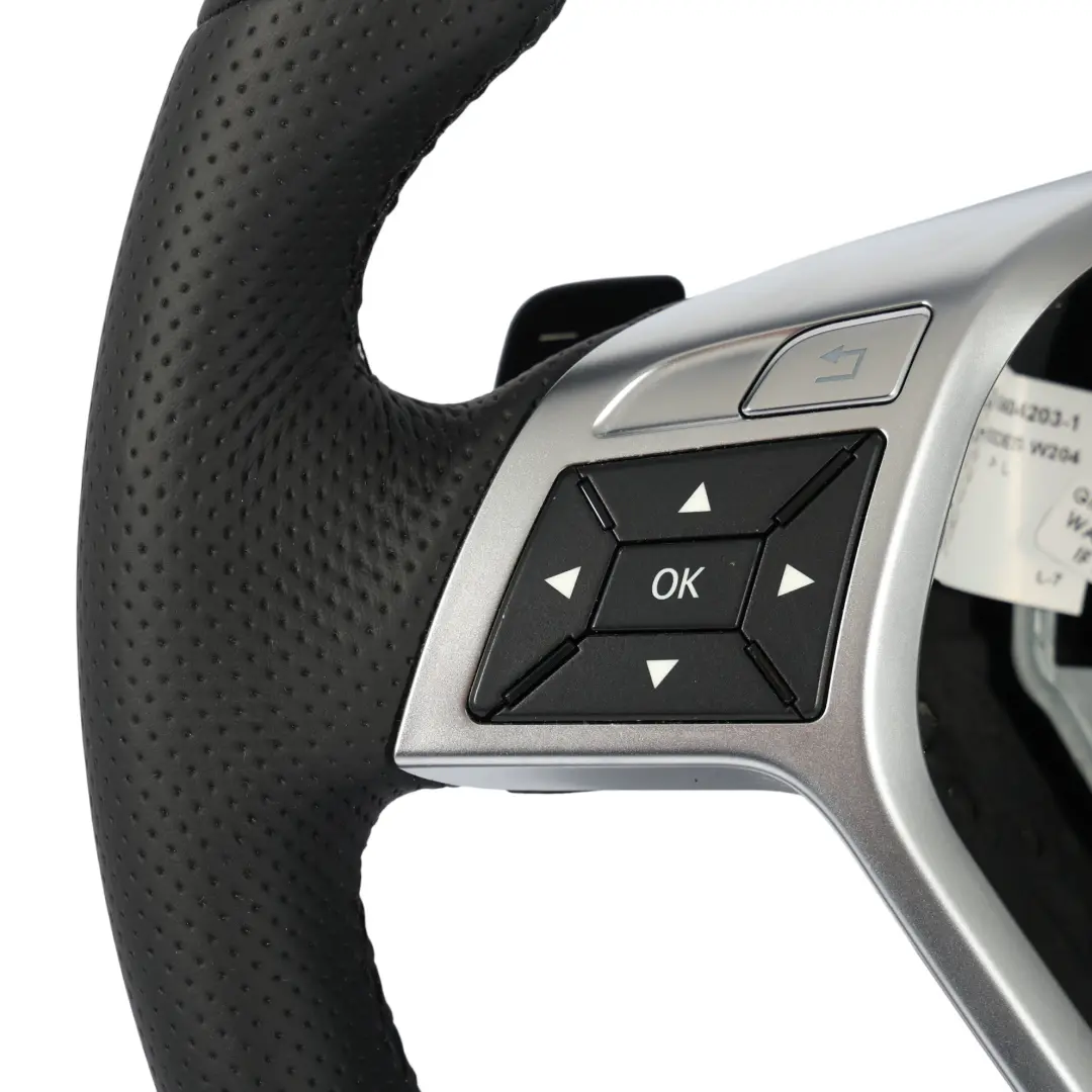 Volante Mercedes W204 W212 AMG Sport NUEVO Cuero Negro Cambio Marchas Deportivo - SKU A1724604203-1 - Número de pieza A1724604203