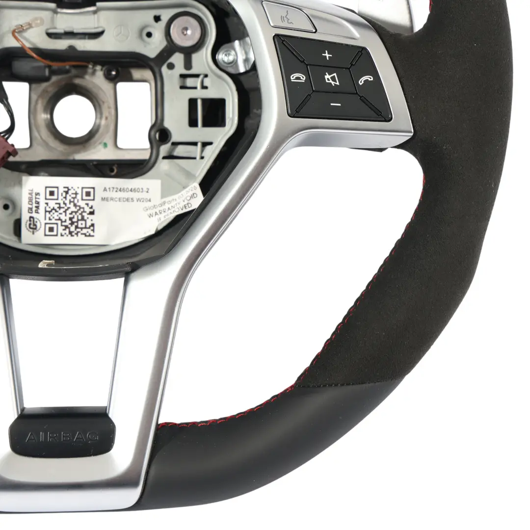 C63 W212 E63 AMG Steering Wheel NEW Black Leather Alcantara Sport to Mercedes W204 with Part number A1724604603 Mercedes W204 C63 W212 E63 AMG Steering Wheel NEW Black Leather Alcantara Sport - SKU A1724604603-2 - Part number A1724604603