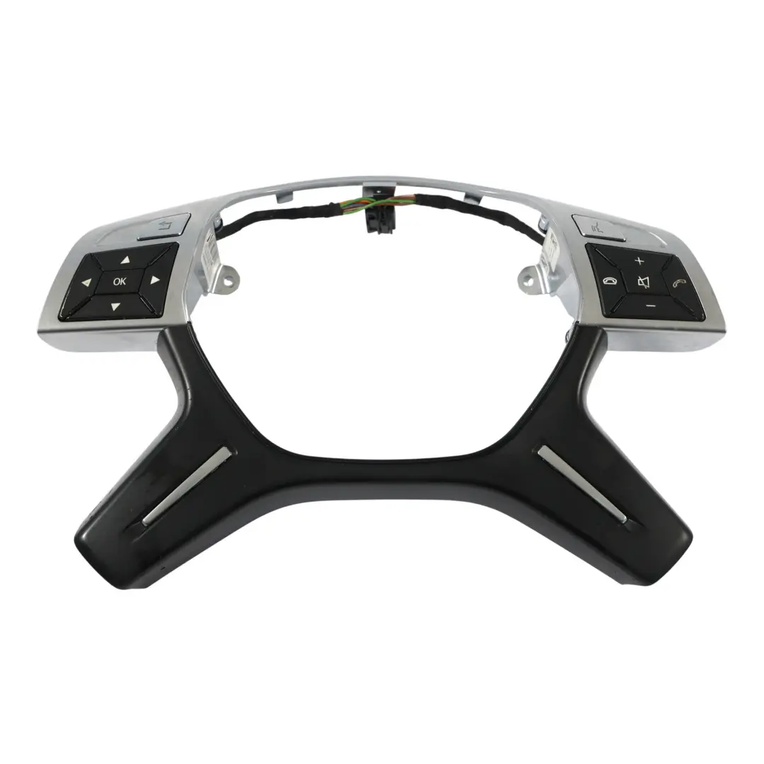 Lenkrad Schalter Multifunktions Taste Silberne Blende für Mercedes R172 mit Teilenummer A1725400362 Mercedes R172 Lenkrad Schalter Multifunktions Taste Silberne Blende - SKU A1725400362-4 - Teilenummer A1725400362