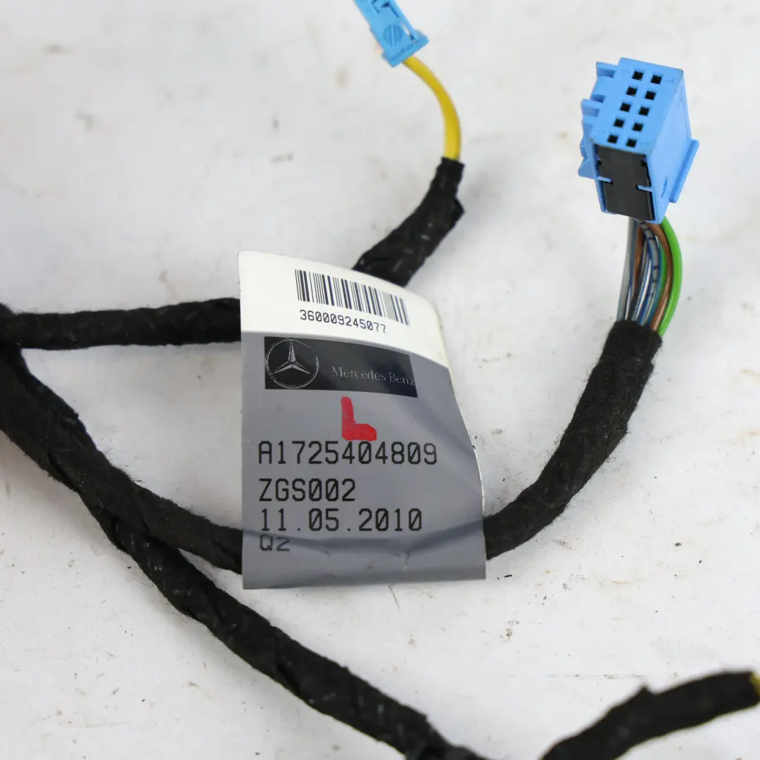 Mercedes R172 Verkabelung Kabelbaum Beifahrertür Kabelbaum - SKU A1725404809 - Teilenummer A1725404809