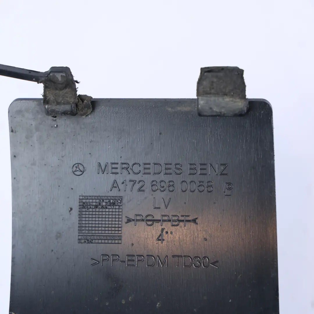 Mercedes R172 Front Längsträger Jack Trim Links Obsidian Schwarz - 197 - SKU A1726980058-OB - Teilenummer A1726980058