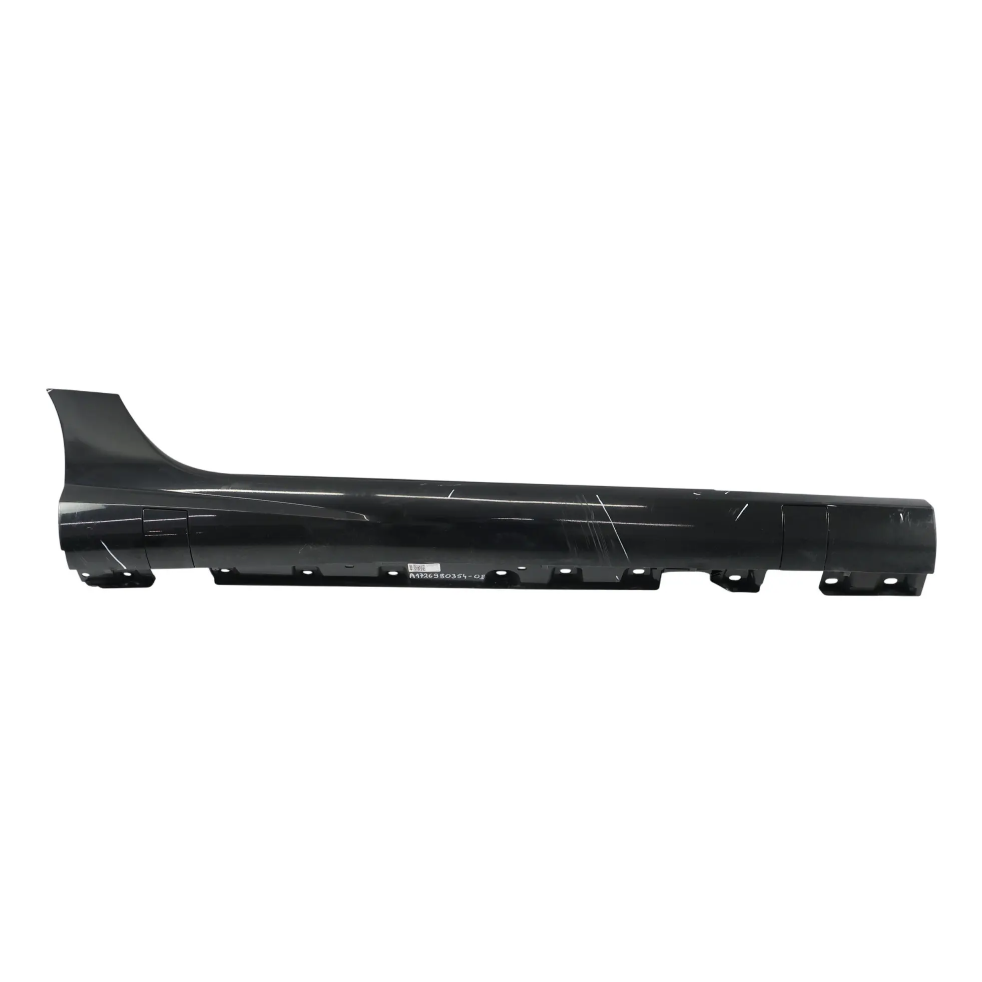 Mercedes R172 Door Sill Side Cover AMG Skirt Right O/S Obsidian Black - 197