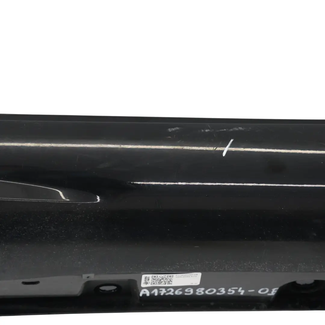 Mercedes R172 Door Sill Side Cover AMG Skirt Right O/S Obsidian Black - 197 - SKU A1726980354-OB - Part number A1726980354