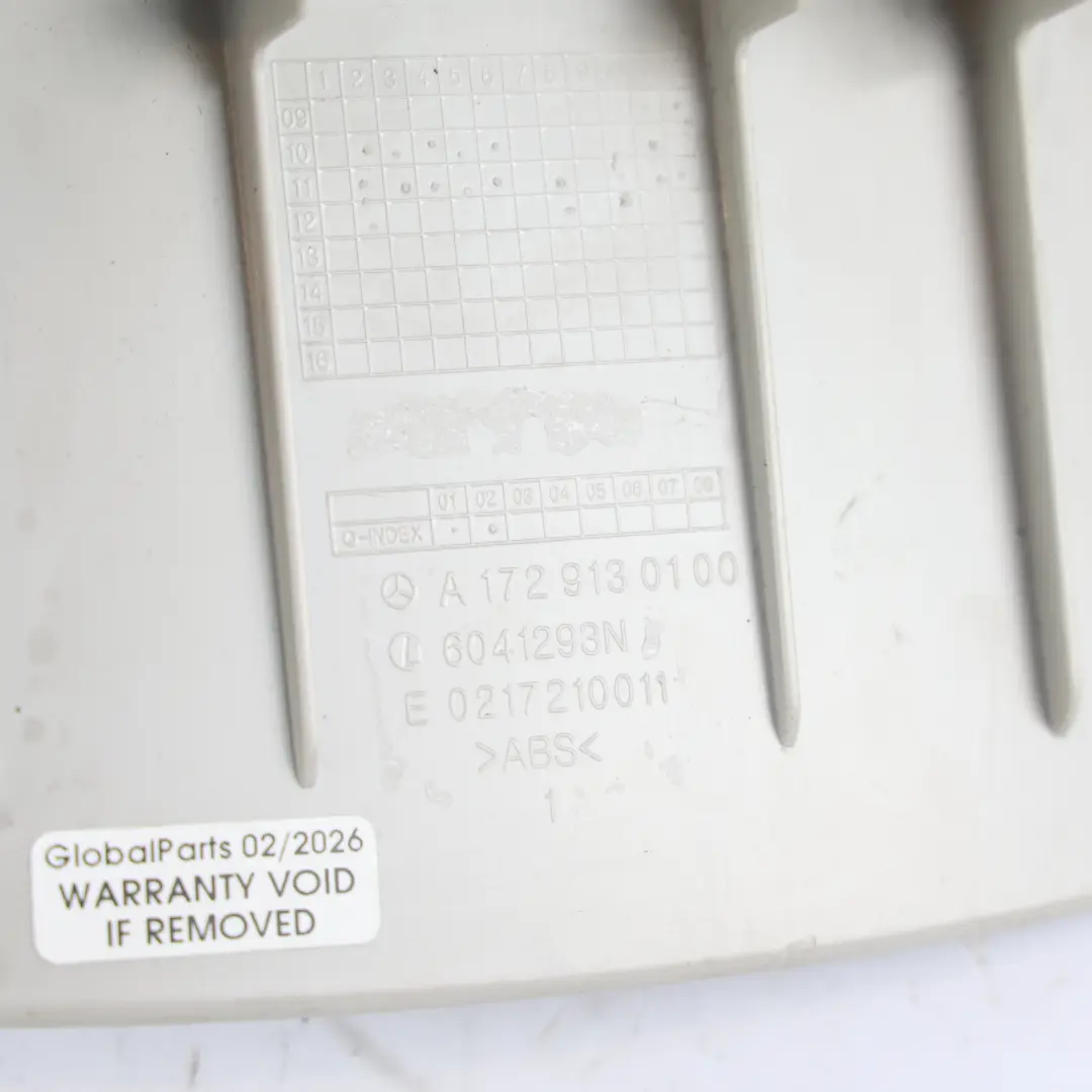 Front Seat Backrest Trim Cover Upper Back Panel Grey to Mercedes R172 with Part number A1729130100 Mercedes R172 Front Seat Backrest Trim Cover Upper Back Panel Grey - SKU A1729130100 - Part number A1729130100