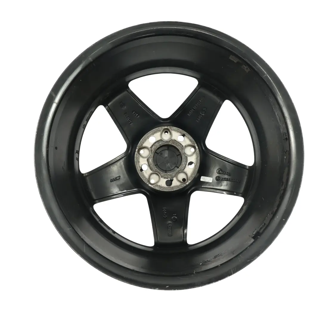Alloy Rim 18" 5 Double Spoke ET:48 8J to Mercedes W176 AMG Wheel with Part number A1764010402 Mercedes W176 AMG Wheel Alloy Rim 18" 5 Double Spoke ET:48 8J - SKU A1764010402-5 - Part number A1764010402