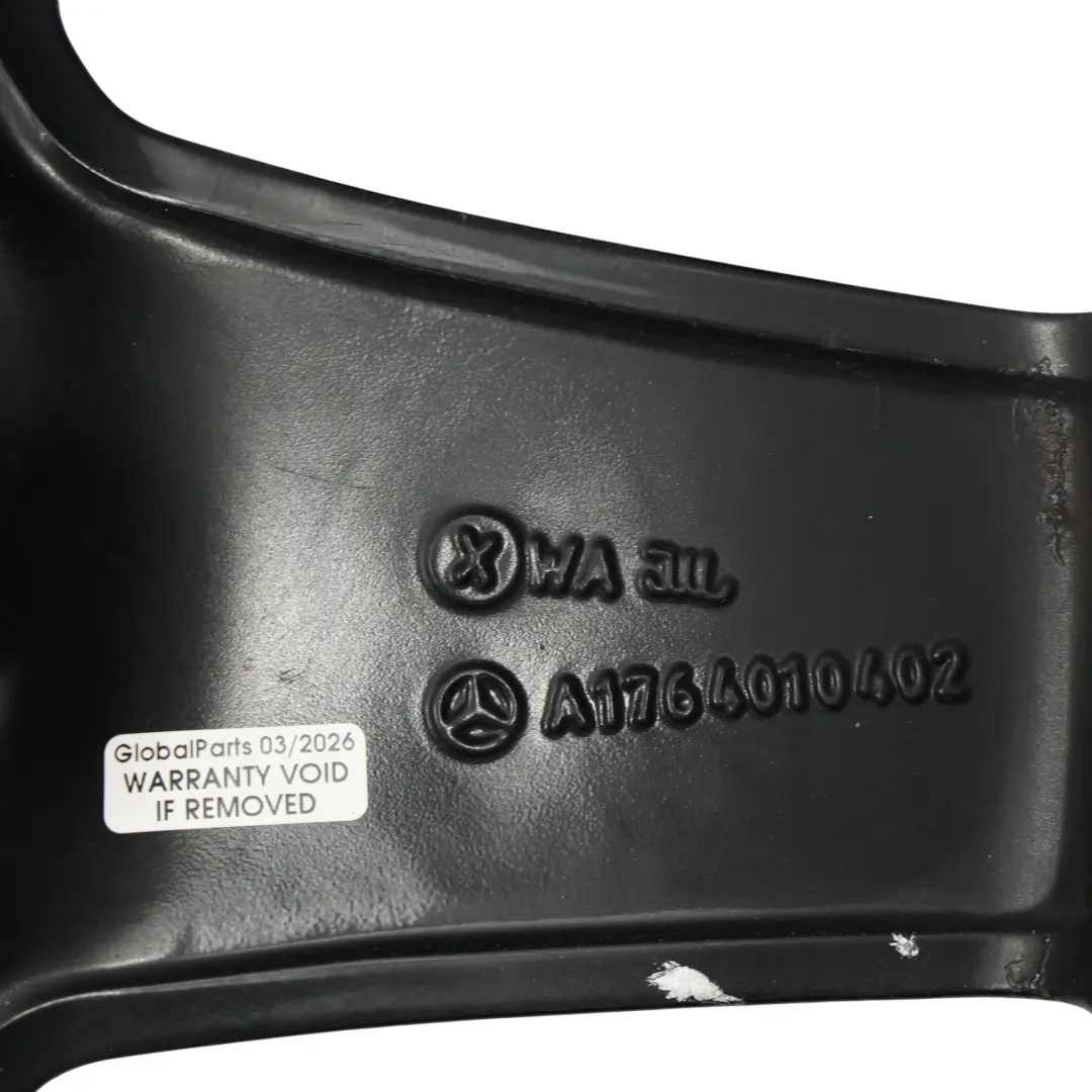 Cerchio in lega 18" 5 doppie razze ET:48 8J per Mercedes W176 AMG con numero di parte A1764010402 Mercedes W176 AMG Cerchio in lega 18" 5 doppie razze ET:48 8J - SKU A1764010402-5 - Numero di parte A1764010402