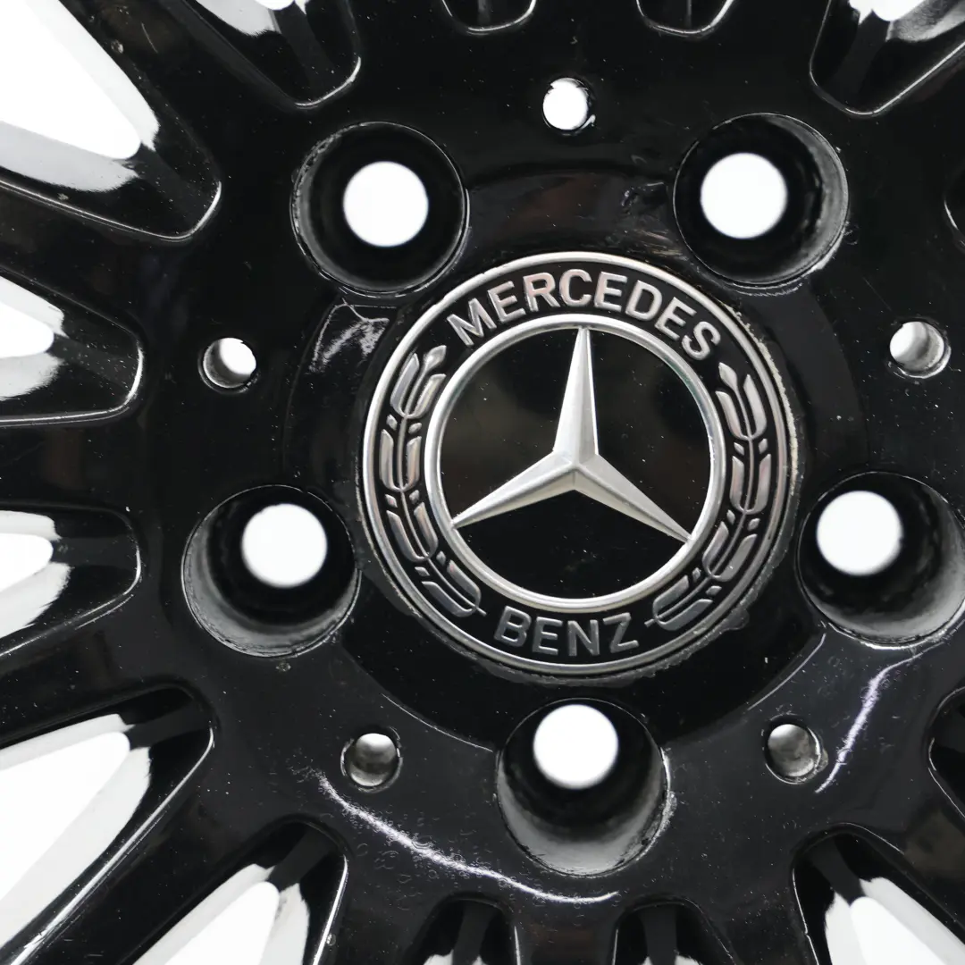 Mercedes C117 W176 AMG Llanta aleación negra 19" 16 radios ET:48 8J - SKU A1764010502-1 - Número de pieza A1764010502