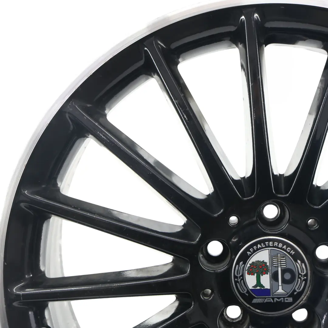 Mercedes C117 W176 AMG Nero Cerchio in lega 19" 16 Raggi ET:48 8J - SKU A1764010502-2 - Numero di parte A1764010502