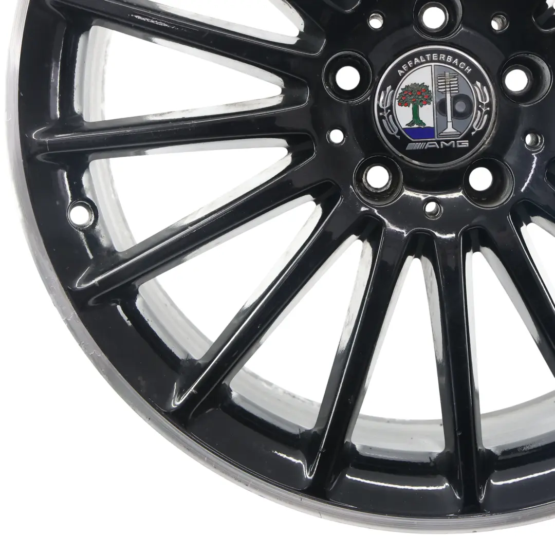 Mercedes C117 W176 AMG Nero Cerchio in lega 19" 16 Raggi ET:48 8J - SKU A1764010502-2 - Numero di parte A1764010502