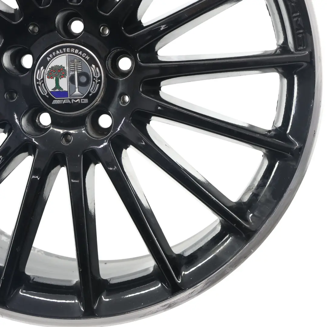 Mercedes C117 W176 AMG Schwarz Felge 19" 16 Speichen ET:48 8J - SKU A1764010502-2 - Teilenummer A1764010502