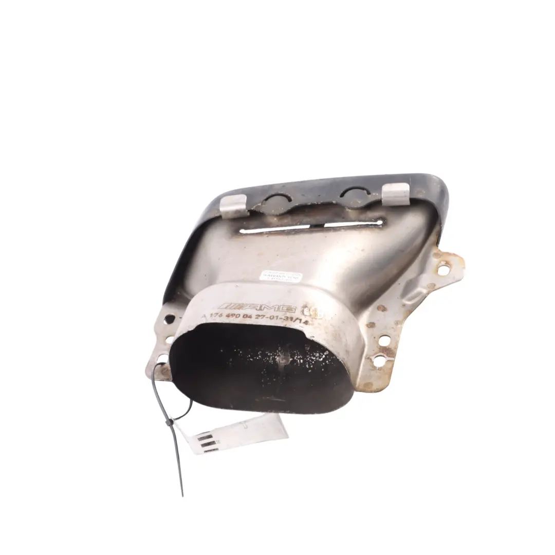 Auspuff Endrohr Blende Hinten Rechts für Mercedes W176 AMG mit Teilenummer A1764900427 Mercedes W176 AMG Auspuff Endrohr Blende Hinten Rechts - SKU A1764900427 - Teilenummer A1764900427