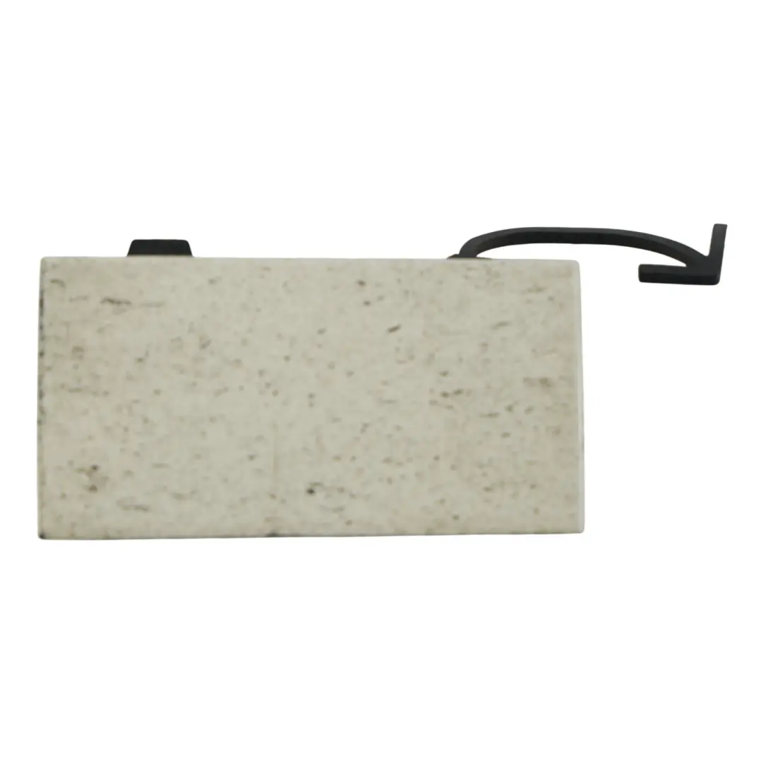 Mercedes W176 Cache-Anneau Remorquage Avant Gauche Blanc Polaire 149 - SKU A1766980730-POL - Numéro de pièce A1766980730