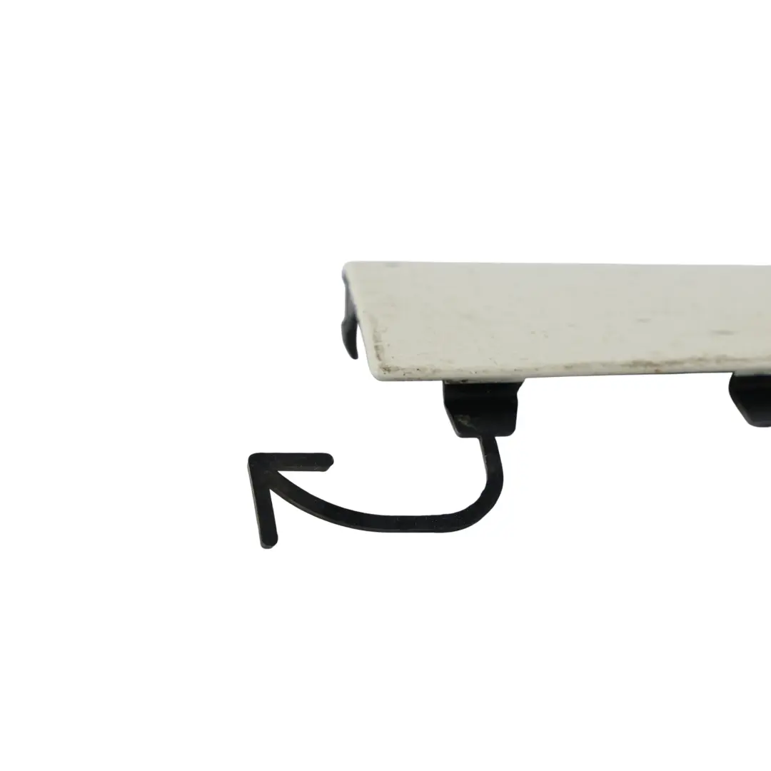 Side Skirt Cover Jack Cap Rear Left N/S Polar White-149 to Mercedes C117 W176 W246 with Part number A1766980830 Mercedes C117 W176 W246 Side Skirt Cover Jack Cap Rear Left N/S Polar White-149 - SKU A1766980830-POL - Part number A1766980830