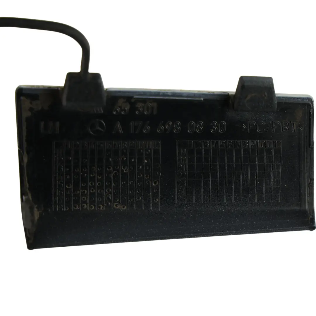 Mercedes C117 W176 W246 Cache Cric Arrière Gauche Blanc Polaire 149 - SKU A1766980830-POL - Numéro de pièce A1766980830