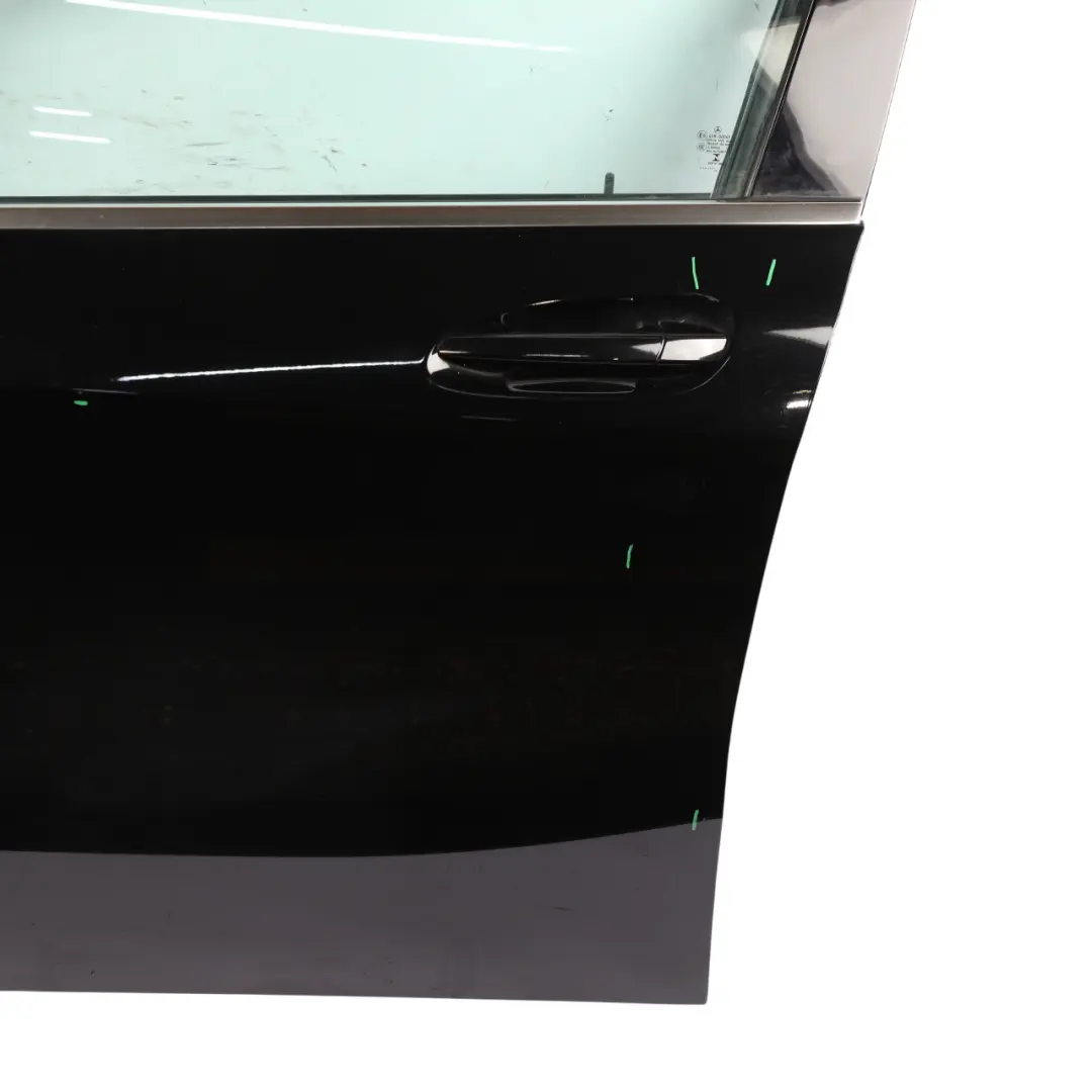 Door Front Left N/S Kosmos Cosmic Black Metallic - 191 to Mercedes W176 with Part number A1767200105 Mercedes W176 Door Front Left N/S Kosmos Cosmic Black Metallic - 191 - SKU A1767200105-KB - Part number A1767200105