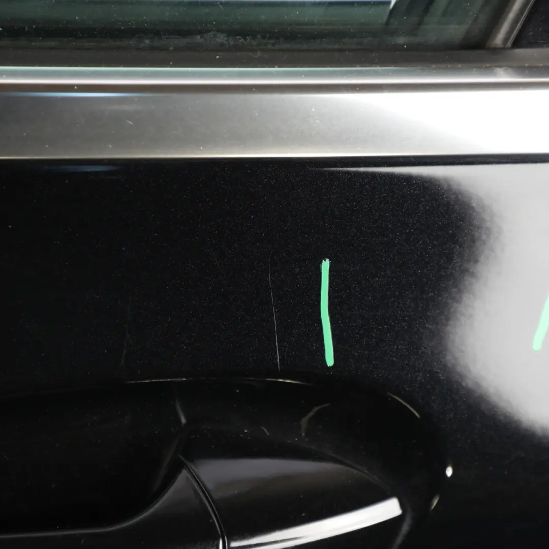 Door Front Left N/S Kosmos Cosmic Black Metallic - 191 to Mercedes W176 with Part number A1767200105 Mercedes W176 Door Front Left N/S Kosmos Cosmic Black Metallic - 191 - SKU A1767200105-KB - Part number A1767200105