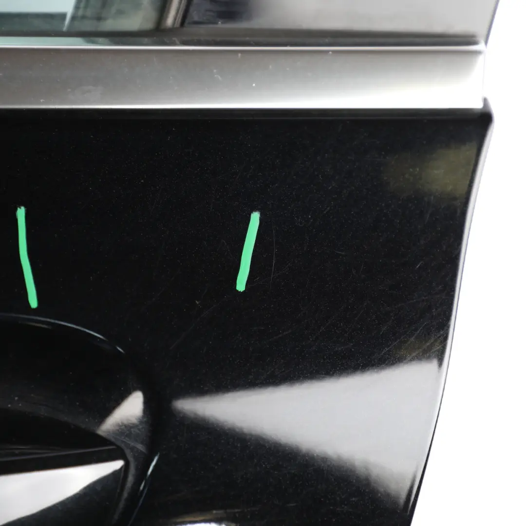 Door Front Left N/S Kosmos Cosmic Black Metallic - 191 to Mercedes W176 with Part number A1767200105 Mercedes W176 Door Front Left N/S Kosmos Cosmic Black Metallic - 191 - SKU A1767200105-KB - Part number A1767200105