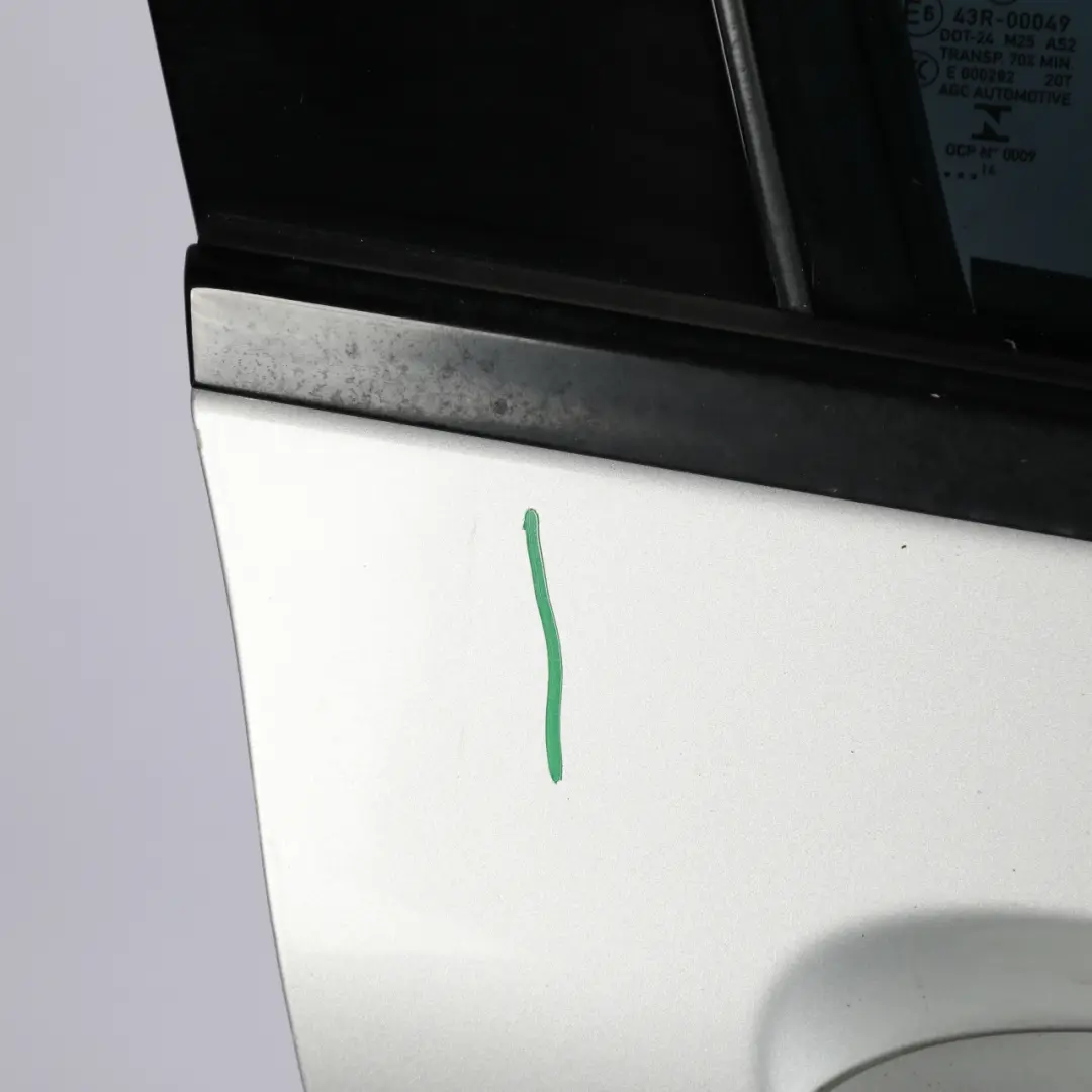 Door Front Right O/S A-Class Polar Silver Metallic - 761 to Mercedes W176 with Part number A1767200105 Mercedes W176 Door Front Right O/S A-Class Polar Silver Metallic - 761 - SKU A1767200205-PLS - Part number A1767200105