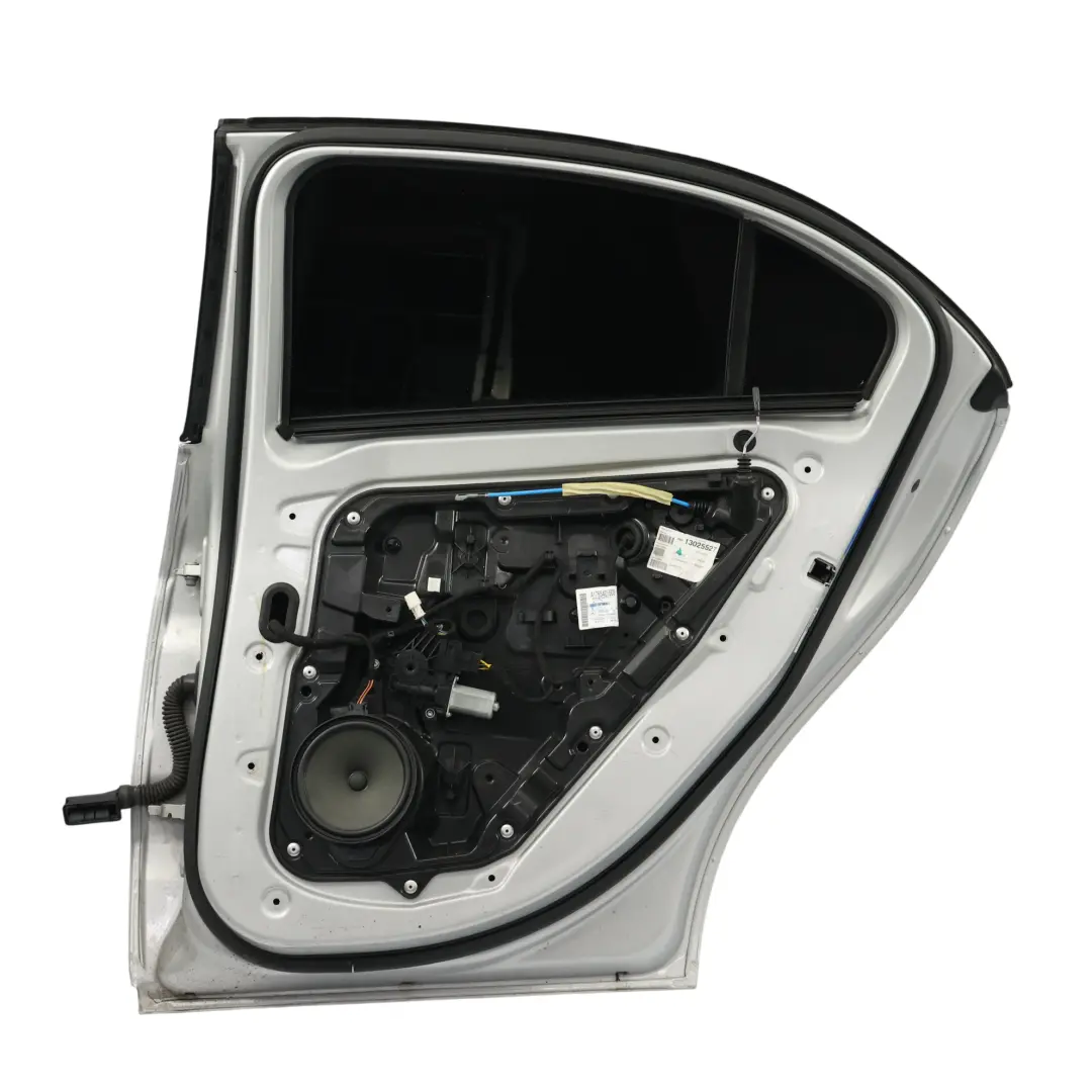Door Rear Right O/S A-Class Polar Silver Metallic - 761 to Mercedes W176 with Part number A1767300205 Mercedes W176 Door Rear Right O/S A-Class Polar Silver Metallic - 761 - SKU A1767300205-PLS2 - Part number A1767300205