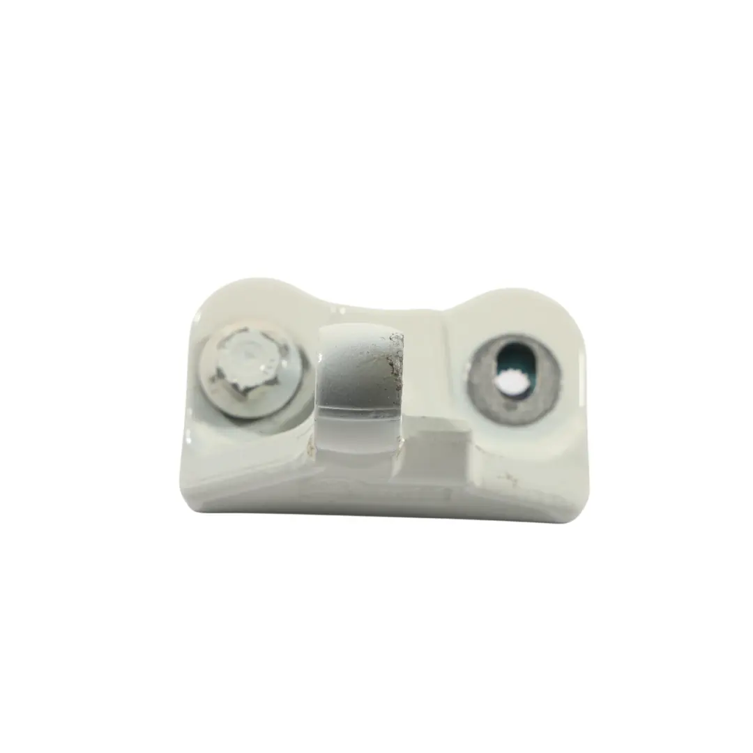 Door Hinge Top Upper Left N/S Calcite White - 650 to Mercedes W176 Rear with Part number A1767300537 Mercedes W176 Rear Door Hinge Top Upper Left N/S Calcite White - 650 - SKU A1767300537-CW - Part number A1767300537