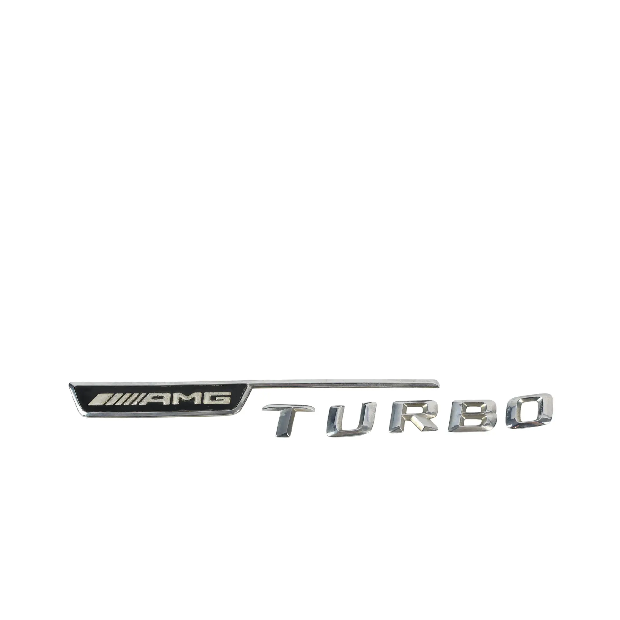 Mercedes C117 X156 W176 Emblema Parafango Ala AMG Turbo Destra A1768170415