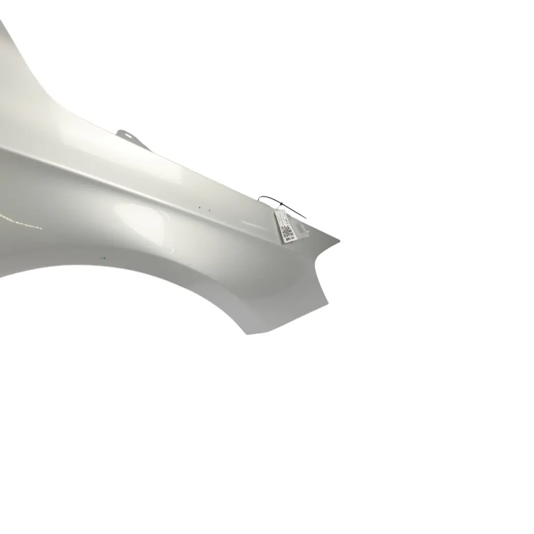 Wing Fender Panel Front Right O/S Side Trim Cover Polar Silver 761 to Mercedes W176 with Part number A1768810201 Mercedes W176 Wing Fender Panel Front Right O/S Side Trim Cover Polar Silver 761 - SKU A1768810201-PLS - Part number A1768810201