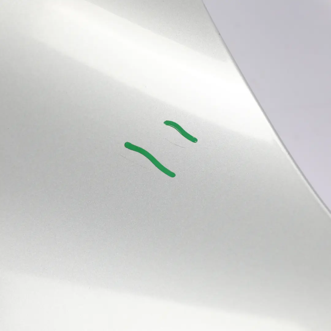 Wing Fender Panel Front Right O/S Side Trim Cover Polar Silver 761 to Mercedes W176 with Part number A1768810201 Mercedes W176 Wing Fender Panel Front Right O/S Side Trim Cover Polar Silver 761 - SKU A1768810201-PLS - Part number A1768810201