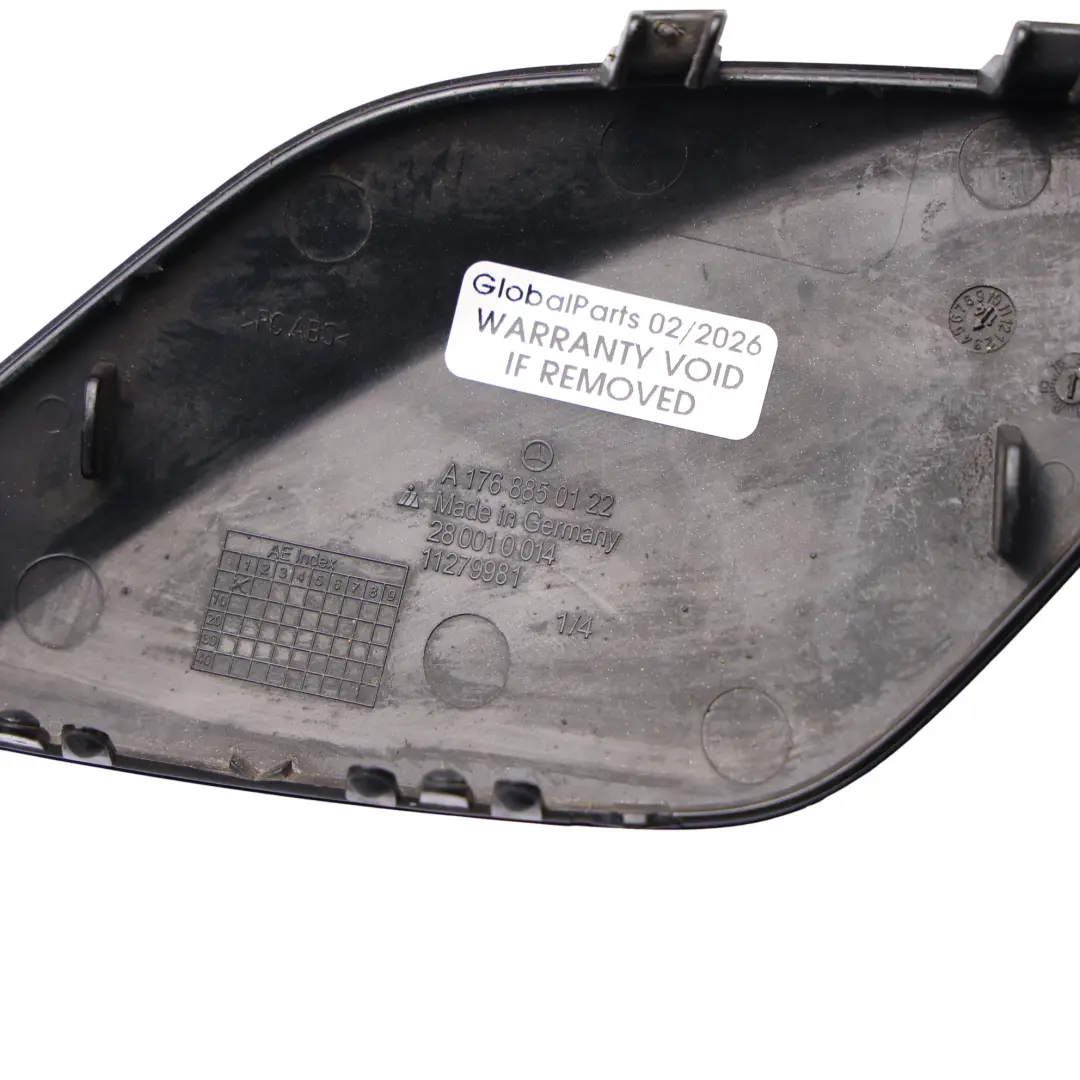 Ojo De Remolque Delantero Gancho Tapa Polar Plata 761 para Mercedes W176 con número de pieza A1768850122 Mercedes W176 Ojo De Remolque Delantero Gancho Tapa Polar Plata 761 - SKU A1768850122-PLS - Número de pieza A1768850122