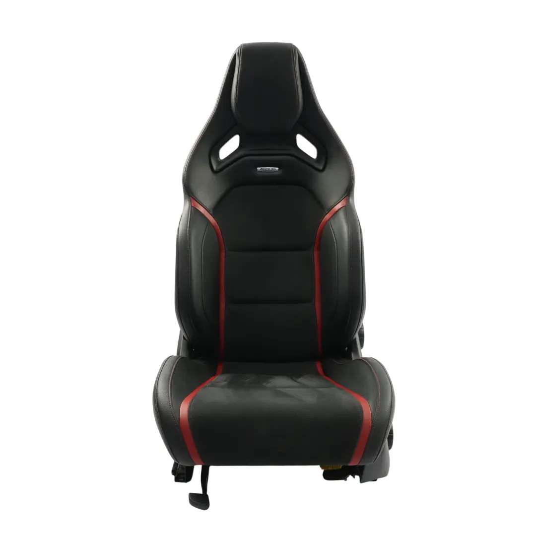 Mercedes W176 AMG Performance Siège Avant Gauche Cuir Noir Rouge - SKU A1769103602-1 - Numéro de pièce A1769103602