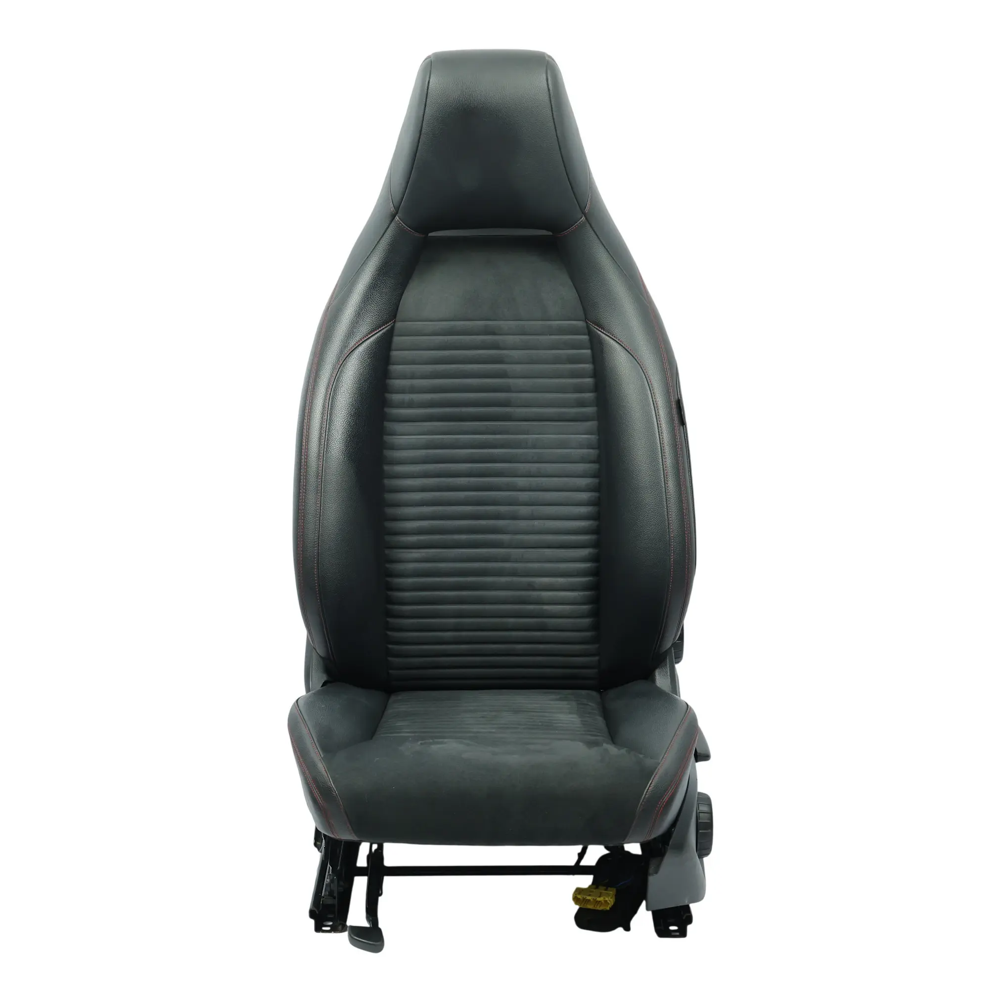 Mercedes W176 Asiento Delantero Izquierdo Tela Imitación Cuero Microfibra Negro