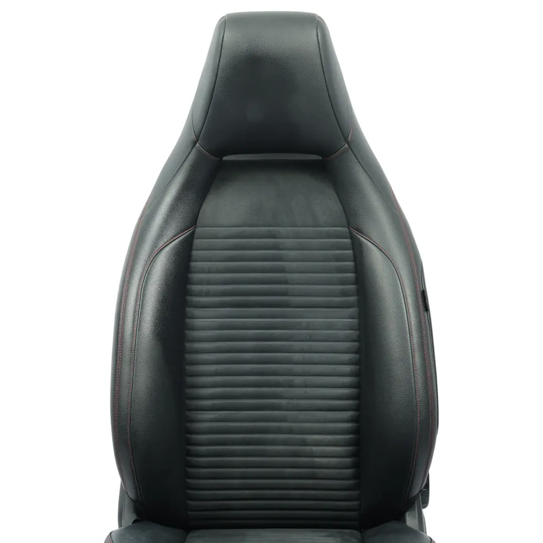 Mercedes W176 Asiento Delantero Izquierdo Tela Imitación Cuero Microfibra Negro - SKU A1769109101-3 - Número de pieza A1769109101