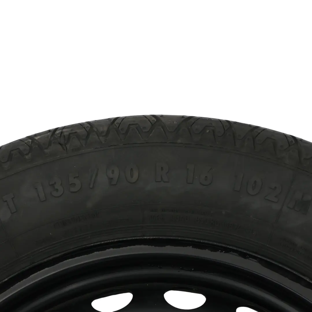 Ruota Scorta Acciaio Pneumatico R16 135/90 per Mercedes W204 S204 con numero di parte A2044000302 Mercedes W204 S204 Ruota Scorta Acciaio Pneumatico R16 135/90 - SKU A2044000302-4 - Numero di parte A2044000302