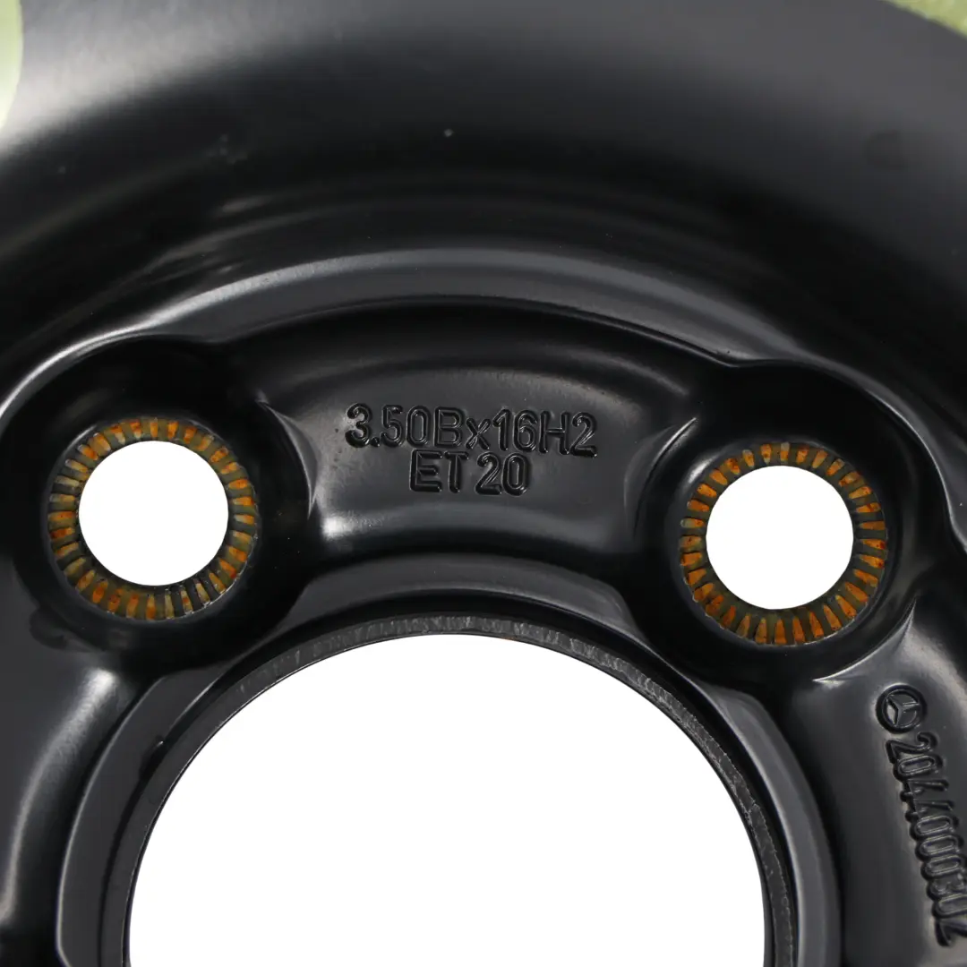 Mercedes W204 S204 Ruota Scorta Acciaio Pneumatico R16 135/90 - SKU A2044000302-4 - Numero di parte A2044000302