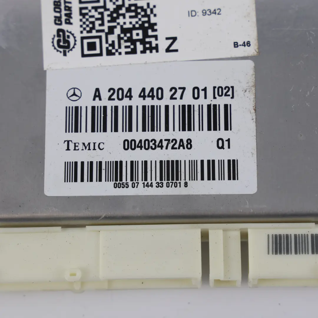 Mercedes W204 Sospensione Dinamica Ammortizzatore Modulo ECU - SKU A2044402701 - Numero di parte A2044402701