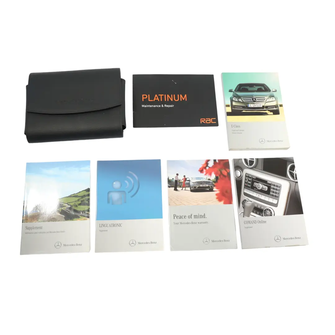 Besitzer Handbuch Anweisungen Booklet Pouch Case Wallet Set für Mercedes W204 mit Teilenummer A2045843283 Mercedes W204 Besitzer Handbuch Anweisungen Booklet Pouch Case Wallet Set - SKU A2045843283 - Teilenummer A2045843283
