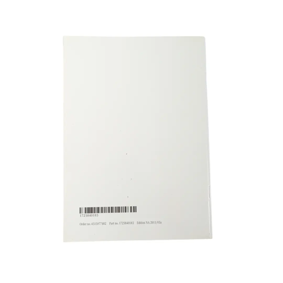 Mercedes W204 Besitzer Handbuch Anweisungen Booklet Pouch Case Wallet Set - SKU A2045843283 - Teilenummer A2045843283