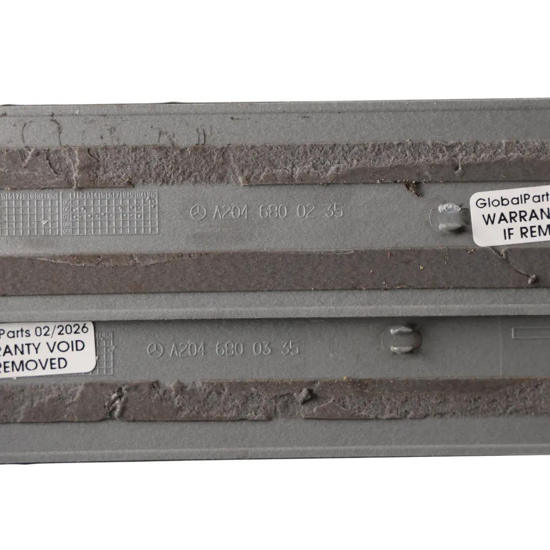 Mercedes W204 X204 Trim Step Cover Rail Front Left Right N/O/S SET - SKU A2046800135-2 - Part number A2046800135