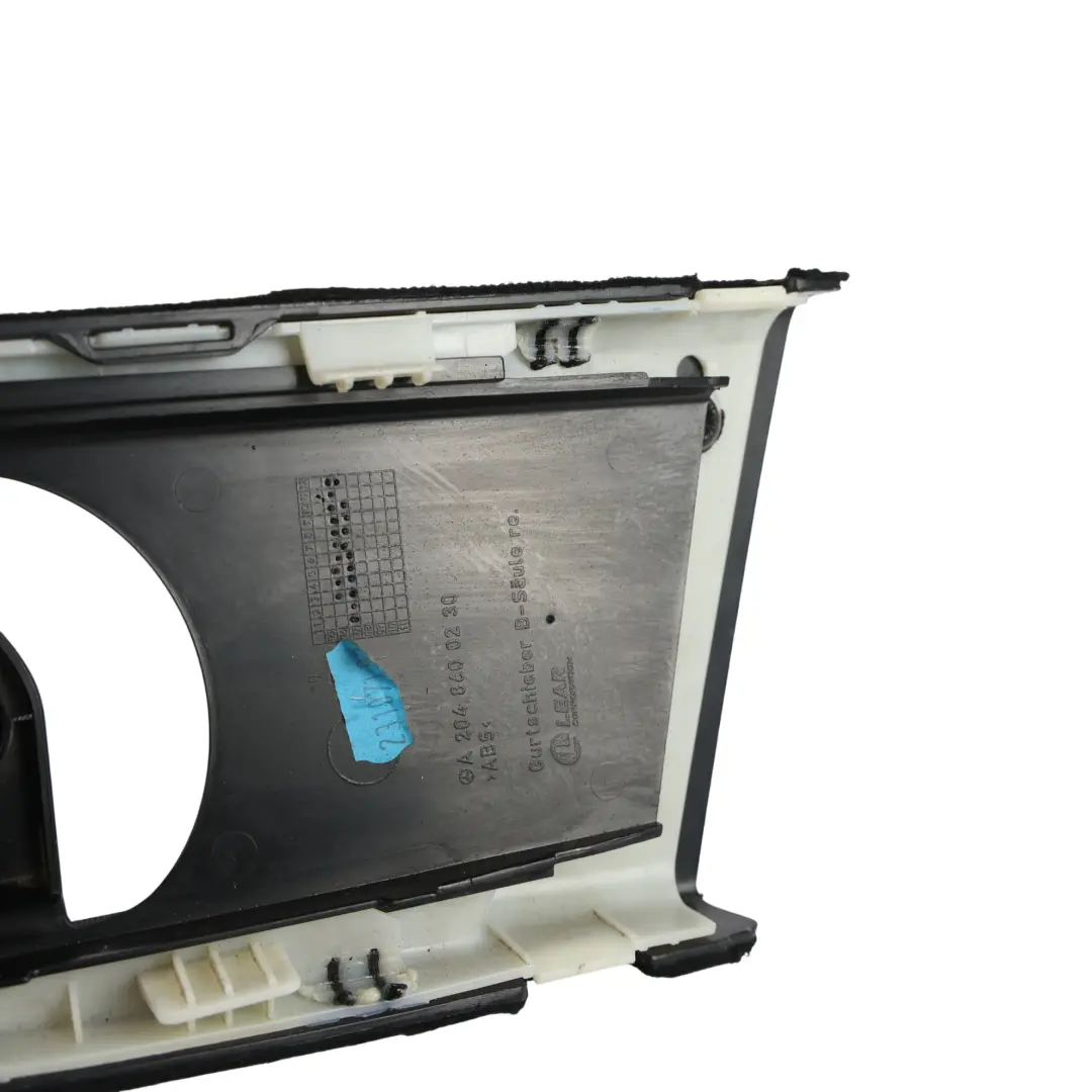 Mercedes W204 Sicherheitsgurt Höhe B Säule Trim Rechts A2048600230 - SKU A2046900225-1 - Teilenummer A2046900225