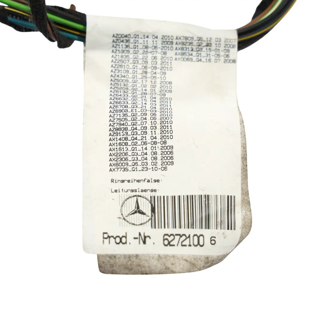 Mercedes W204 Câble Prise Connecteur Feu Arrière Droit - SKU A2048205864-1 - Numéro de pièce A2048205864