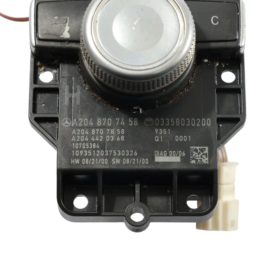 Navigation Switch Controller Multifunction Knob Button to Mercedes W204 with Part number A2048707458 Mercedes W204 Navigation Switch Controller Multifunction Knob Button - SKU A2048707458-1 - Part number A2048707458