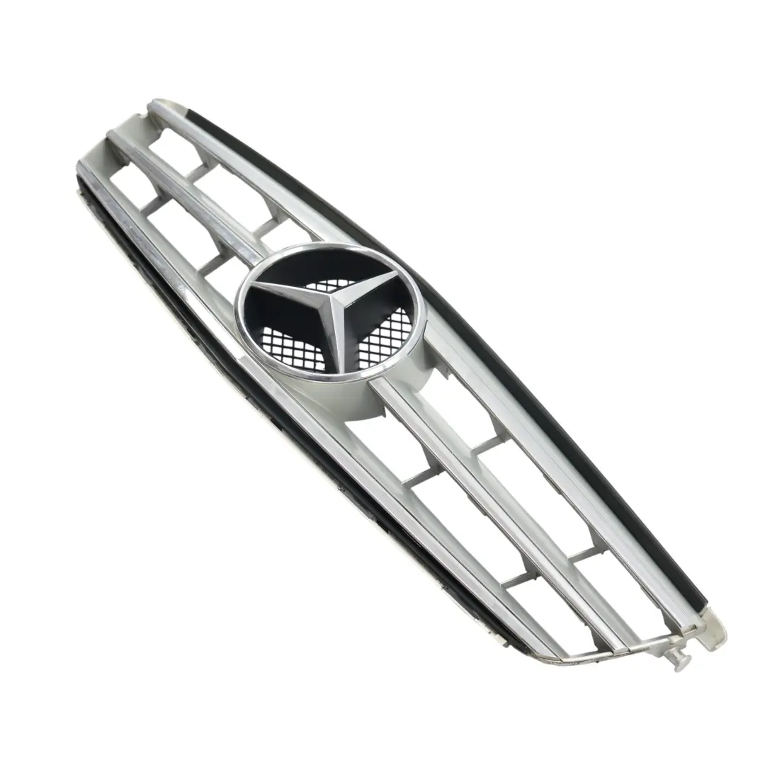 Mercedes W204 Hood Bonnet Grille Front Radiator Beam Trim Panel Silver Chrome - SKU A2048800023-5 - Part number A2048800023