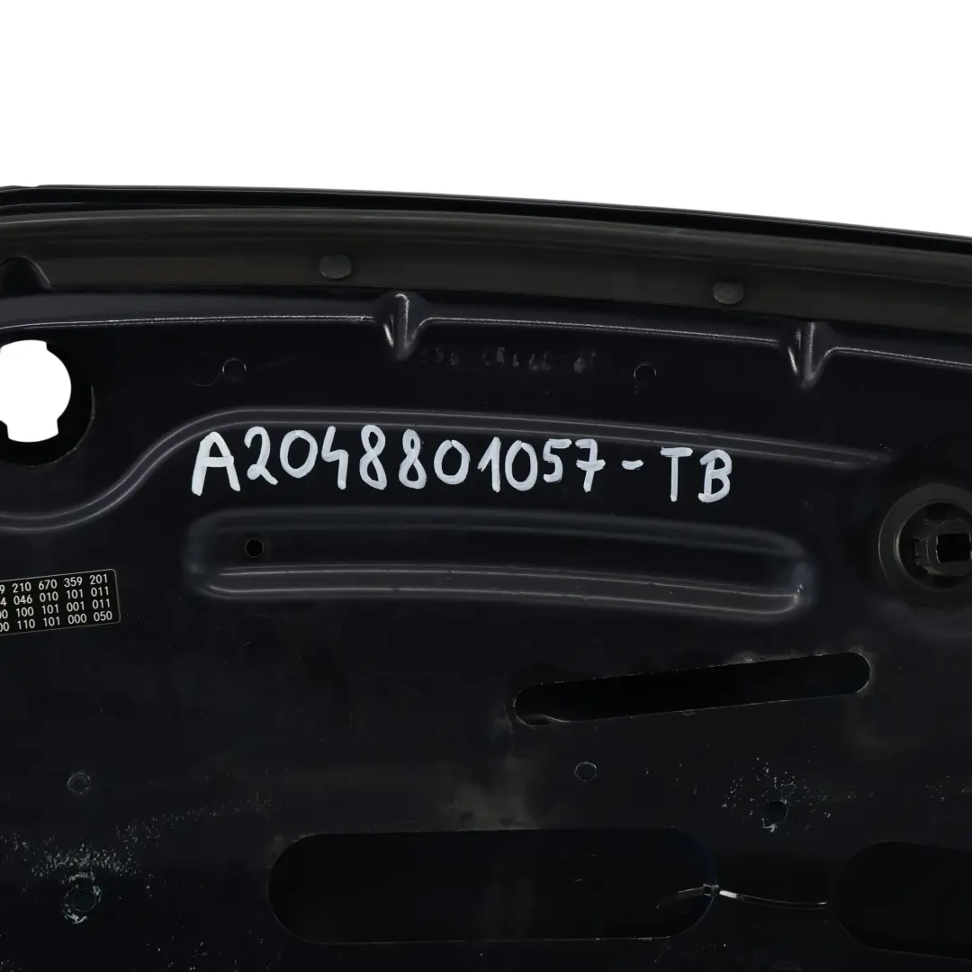 Mercedes W204 Maska Pokrywa Silnika Tanzanite Blue Niebieski Metallic - 359 - SKU A2048801057-TB - Numer Części A2048801057