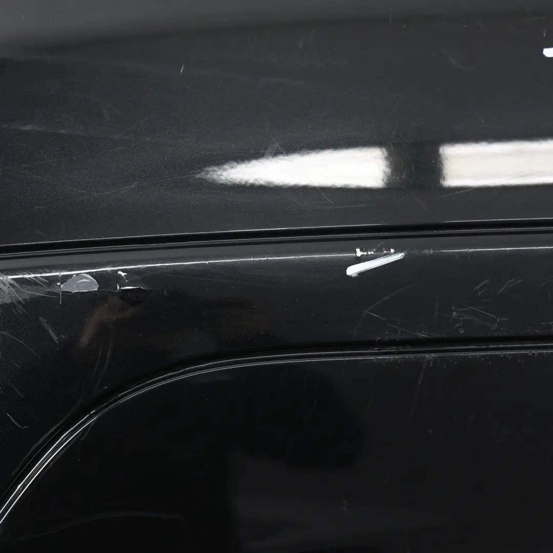Mercedes W204 Rear Bumper Trim Panel Cover Obsidian Black Metallic - 197 - SKU A2048801240-OB1 - Part number A2048801240