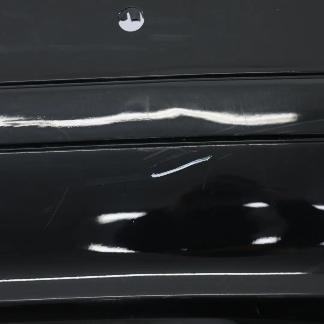 Bumper Trim Panel Cover Obsidian Black Metallic - 197 to Mercedes W204 Rear with Part number A2048801240 Mercedes W204 Rear Bumper Trim Panel Cover Obsidian Black Metallic - 197 - SKU A2048801240-OB1 - Part number A2048801240