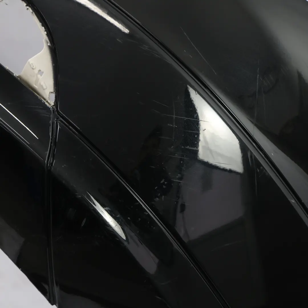 Mercedes W204 Rear Bumper Trim Panel Cover Obsidian Black Metallic - 197 - SKU A2048801240-OB1 - Part number A2048801240