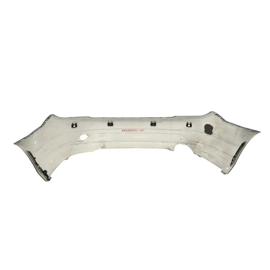 Mercedes W204 Rear Bumper Trim Panel Cover Obsidian Black Metallic - 197 - SKU A2048801240-OB1 - Part number A2048801240