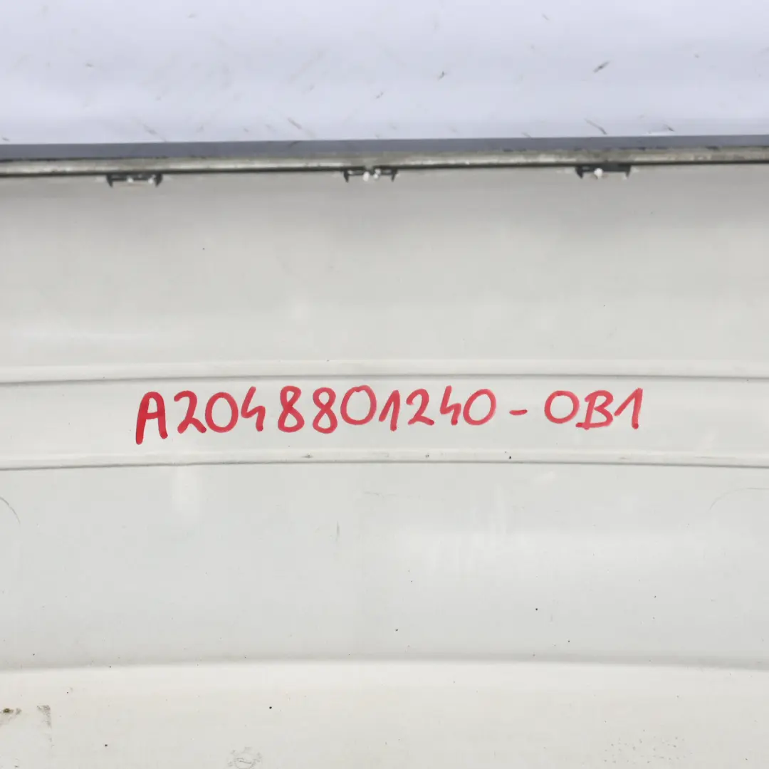 Mercedes W204 Tylny Zderzak Obsidian Black Czarny Metalik - 197 - SKU A2048801240-OB1 - Numer Części A2048801240